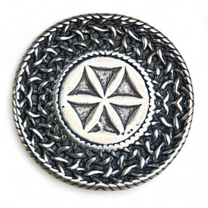 Slavic Svarga, pendant, sterling silver