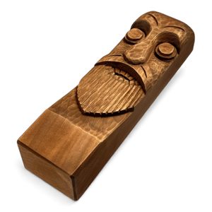 ODIN, carved wooden statue