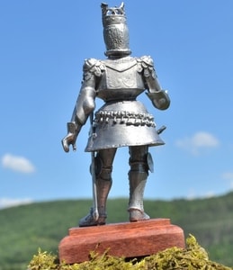 RUDOLF II, HOLY ROMAN EMPEROR, HISTORICAL TIN STATUE - LARGE - ZINNFIGUREN{% if kategorie.adresa_nazvy[0] != zbozi.kategorie.nazev %} - FIGUREN, DEKORATIONEN{% endif %}