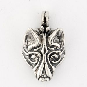 FENRIR, Norse Wolf Pendant, silver 925,