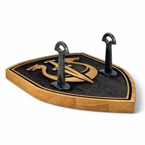 Sword holder Wulflund, shield