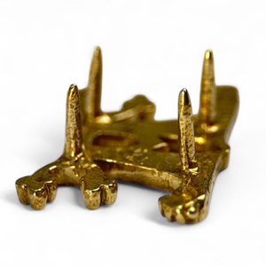 VENDEL, rivet de ceinture décoratif, laiton