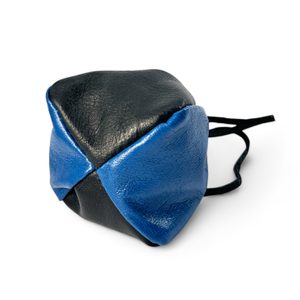 Pochette en cuir - indigo