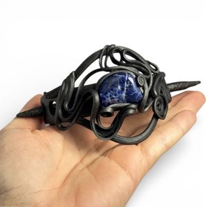 BROCHE POUR CHEVEUX AVEC SODALITE