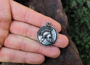 SPARTA, Spartan warrior, pendant, zinc