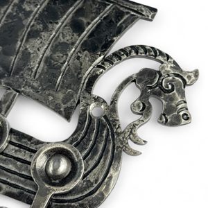 DRAKKAR - Viking ship, forged hooks / key ring