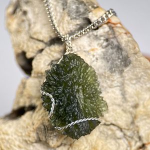 NORICA, pendant - Moldavite, silver 925/1000