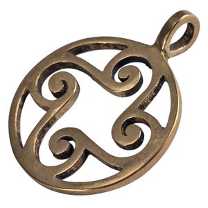 Sun Symbol- Hallstatt, bronze pendant