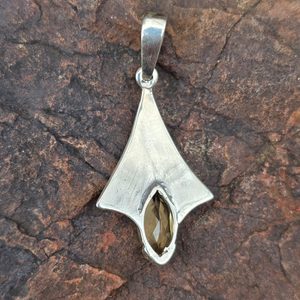 SHAMROCK, Ohrringe, Silber 925, Citrin