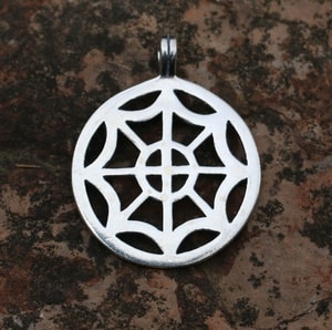 SLAVIC SUN II, silver pendant
