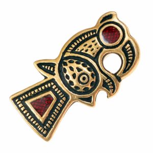 Franconian bird brooch, bronze