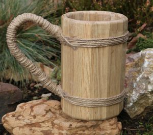 HOLZHOLZ EICHE KORB XL 1200 ml