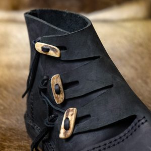 VIKING SHOES - HEDEBY, BLACK - VIKING, SLAVIC BOOTS{% if kategorie.adresa_nazvy[0] != zbozi.kategorie.nazev %} - SHOES, COSTUMES{% endif %}