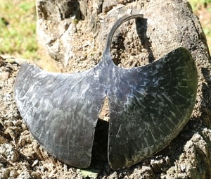 GINKGO BILOBA, FORGED LEAF - BOWL - FORGED IRON HOME ACCESSORIES{% if kategorie.adresa_nazvy[0] != zbozi.kategorie.nazev %} - SMITHY WORKS, COINS{% endif %}