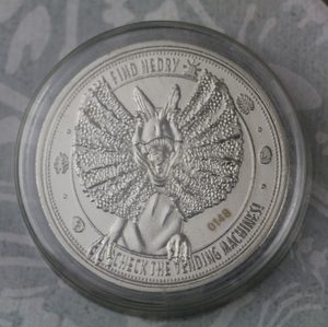Dilophosaurus - Jurassic Park Collectable Coin 25th Anniversary