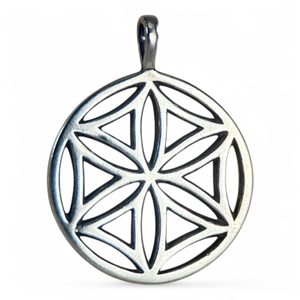 FLEUR DE SOLEIL II, pendentif en argent