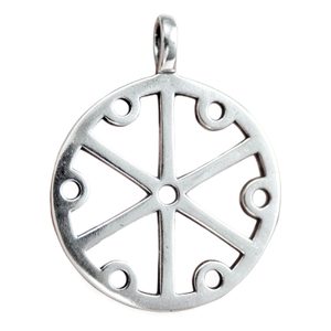 GROMOVITI ZNACI, Thundermarks of Perun, Slavic Amulet, Ag 925