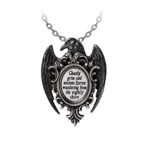 Quoth the Raven, necklace, Alchemy England