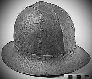 Medieval helmet, iron hat, XIII. century, Konstanz