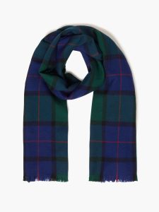 Foxford Classic Tartan Extra Fine Merino Irish Scarf