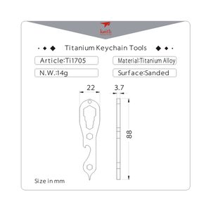 Ti1705 Titanium Tool KEITH
