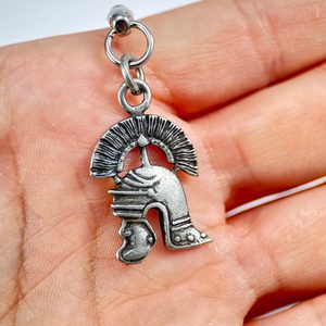 Centurion, keyring zinc antique silver
