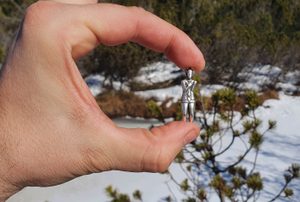 Celtic Warrior, Prince of Glauberg, silver pendant