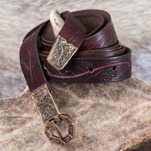 ARTHUR, luxury medieval belt, bronze
