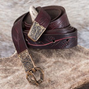 ARTHUR, LUXURY MEDIEVAL BELT, BRONZE - BELTS{% if kategorie.adresa_nazvy[0] != zbozi.kategorie.nazev %} - LEATHER PRODUCTS{% endif %}