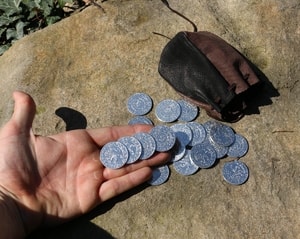 POUCH WITH 25 GROSCGEN OF PRAGUE - MEDIEVAL AND RENAISSANCE COINS{% if kategorie.adresa_nazvy[0] != zbozi.kategorie.nazev %} - COINS{% endif %}