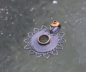 LADA MOLDAVITE, GREAT MORAVIA PENDANT, GOLD PLATED SILVER 925 - PENDANTS{% if kategorie.adresa_nazvy[0] != zbozi.kategorie.nazev %} - SILVER JEWELLERY{% endif %}