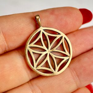 SMALL SVARGA, bronze old Slavic talisman