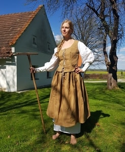 PEASANT GIRL - HISTORICAL COSTUME - COSTUMES FOR WOMEN{% if kategorie.adresa_nazvy[0] != zbozi.kategorie.nazev %} - SHOES, COSTUMES{% endif %}