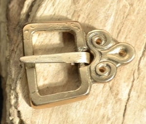 DARK AGE BELT BUCKLE, Zitavska Tun, bronze replica