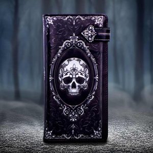 Baroque Skull Embossed, wallet 18,5 cm