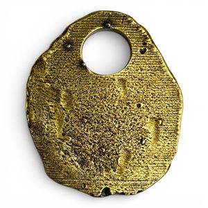 Tiwaz - Pendentif Rune, laiton antique