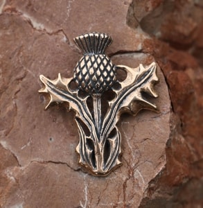 SCOTTISH THISTLE - ALBA, BRONZE PENDANT - CELTIC PENDANTS{% if kategorie.adresa_nazvy[0] != zbozi.kategorie.nazev %} - JEWELLERY - BRONZE, ZINC{% endif %}