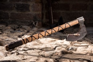 LODBROK, hache viking forgée