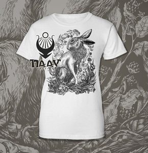 HARE, WOMEN'S T-SHIRT WHITE, DRUID COLLECTION - T-SHIRTS - DAMEN{% if kategorie.adresa_nazvy[0] != zbozi.kategorie.nazev %} - NAAV{% endif %}