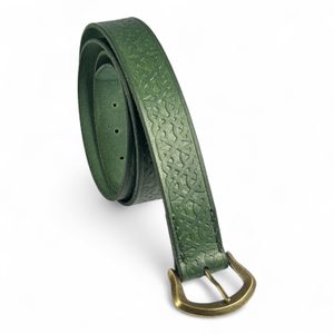 CELTICA, Leather Belt, green