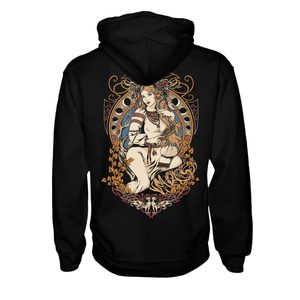 SLAVIA Sweatshirt mit slawischem Motiv, Reißverschluss