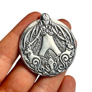 FREYA Viking Pendant Silver