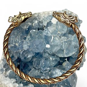 FIANNA, keltischer Hirsch, Bronze-Armband