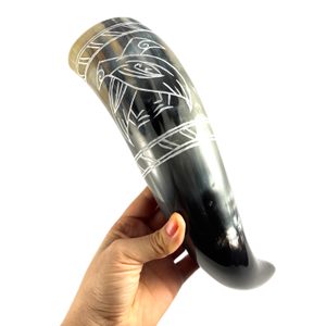 Huginn and Muninn, drinking horn 0,3 L