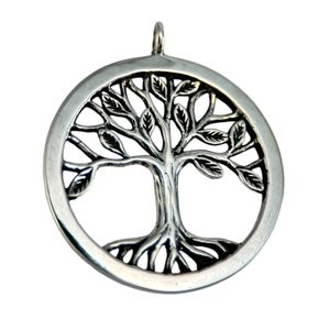 Tree of Life pendant, sterling silver