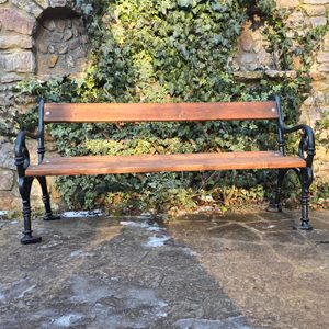 Chateau park bench, cast iron