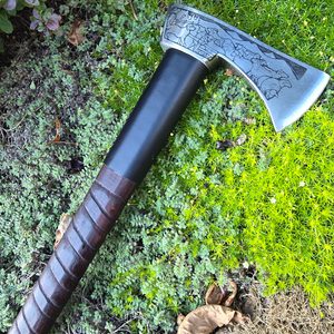 Carpathian axe - Wallachian, etched