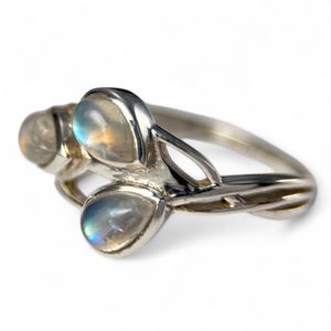 ELVEN, ring, moonstone silver 925/1000
