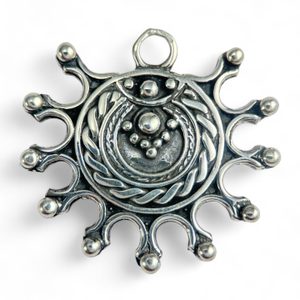 DEVANA, amulette solaire Slave , argent, 16 g