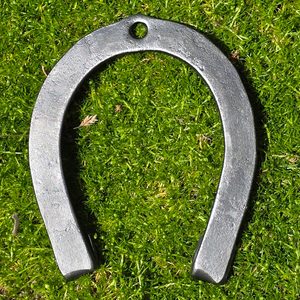 Horseshoe for luck, forged